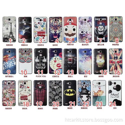 High quality tpu case for huawei mate8 multi color